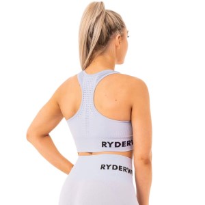 Ryderwear Seamless Staples Womens Sports Bra - Lilac Marl