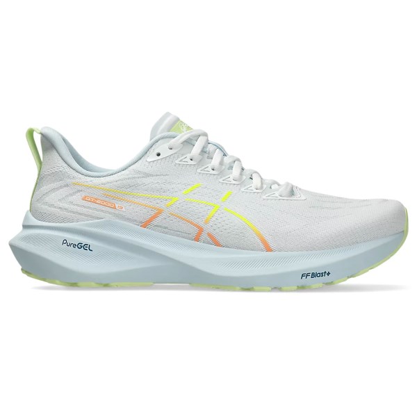 Asics GT-2000 13 - Mens Running Shoes - White/Light Blue/Yellow