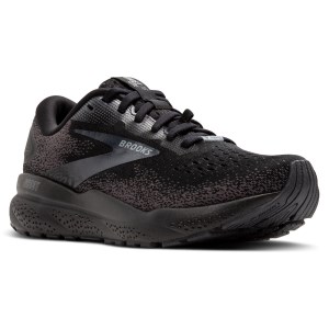 Brooks Ghost 16 GTX - Womens Running Shoes - Black/Black/Ebony