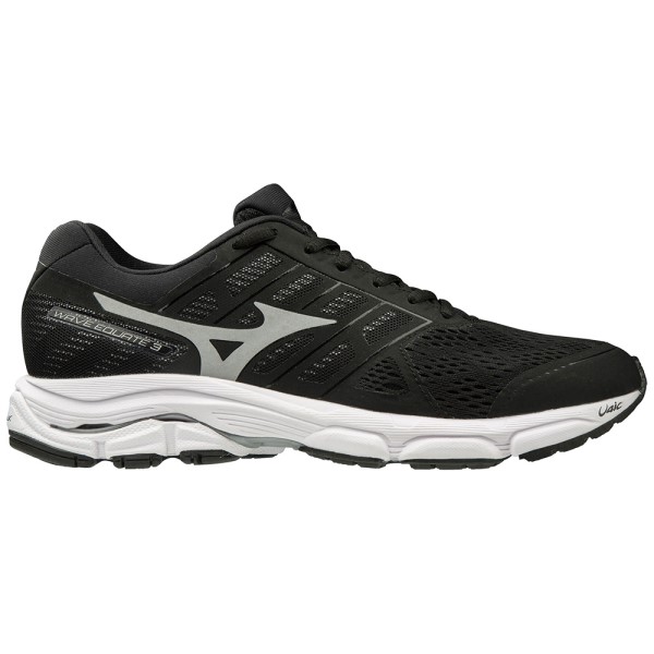Mizuno Wave Equate 3 - Mens Running Shoes - Black/Silver