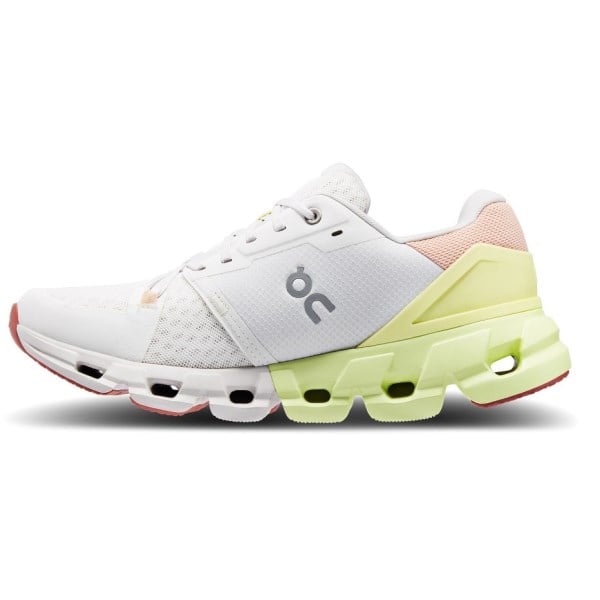 On Cloudflyer 4 - Womens Running Shoes - White/Hay