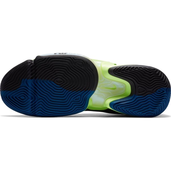 Nike Zoom Rize 2 - Mens Basketball Shoes - Black/Valerian Blue/Lime Blast