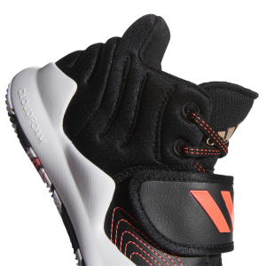 Adidas Deep Threat - Kids Basketball Shoes - Core Black/Copper Metallic/Signal Pink