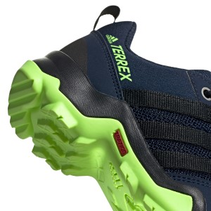 Adidas Terrex AX2R - Kids Trail Running Shoes - Navy/Black/Lime