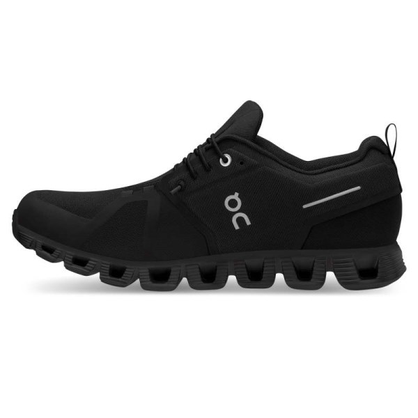On Cloud 5 Waterproof - Mens Running Shoes - All Black