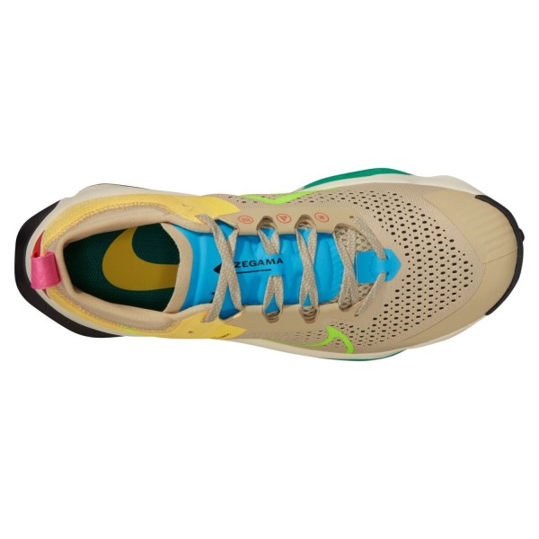 Nike ZoomX Zegama - Mens Trail Running Shoes - Team Gold/Volt/Citron Pulse