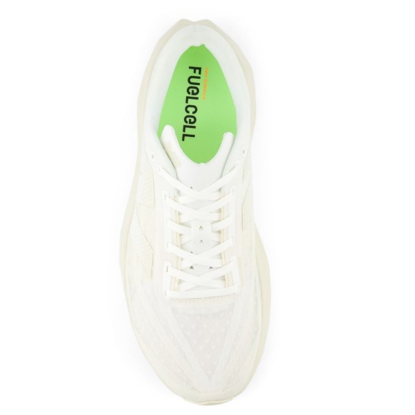 New Balance FuelCell Rebel v4 - Mens Running Shoes - White/Linen/Sea Salt