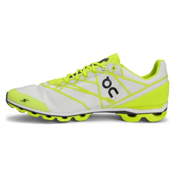On Cloudflash - Womens Racing Shoes - Neon/White