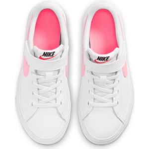 Nike Court Legacy PSV - Kids Sneakers - White/Sunset Pulse