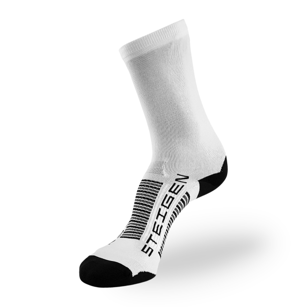 Steigen Three Quarter Length Running Socks - White