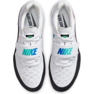 Nike Zoom Rotational 6 - Unisex Throwing Shoes - White/Flash Crimson/Black/Hyper Jade