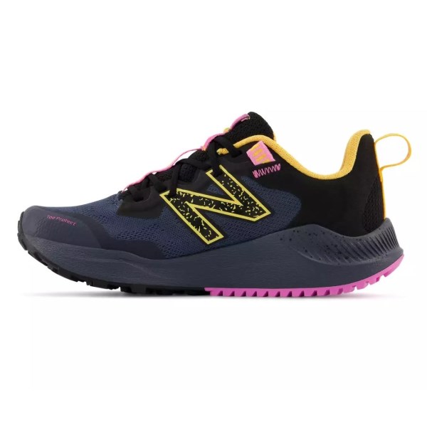 New Balance Nitrel v4 - Kids Trail Running Shoes - Thunder Navy/Vibrant Apricot/Eclipse