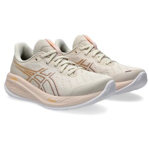 Asics Gel Cumulus 26 - Womens Running Shoes - Oatmeal/Dusty Mauve