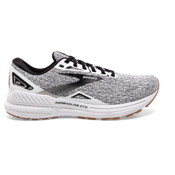 Brooks Adrenaline GTS 23 - Mens Running Shoes - Oreo White/Black