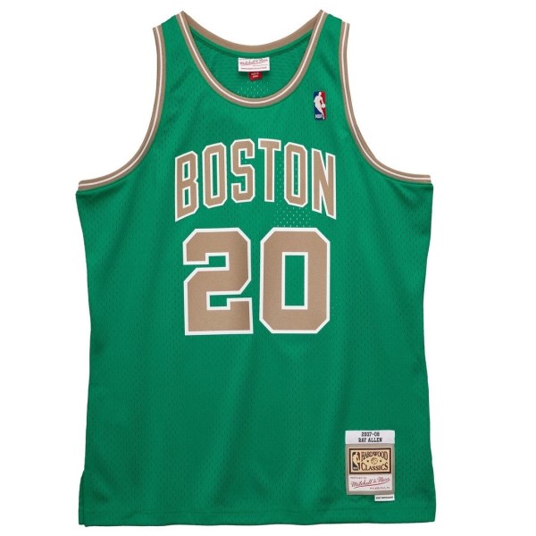 Mitchell & Ness St Patrick Boston Celtics Ray Allen Swingman Mens Basketball Jersey - Green