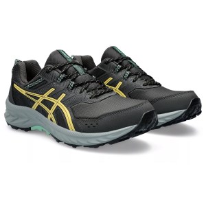 Asics Gel Venture 9 - Mens Trail Running Shoes - Graphite Grey/Faded Yellow
