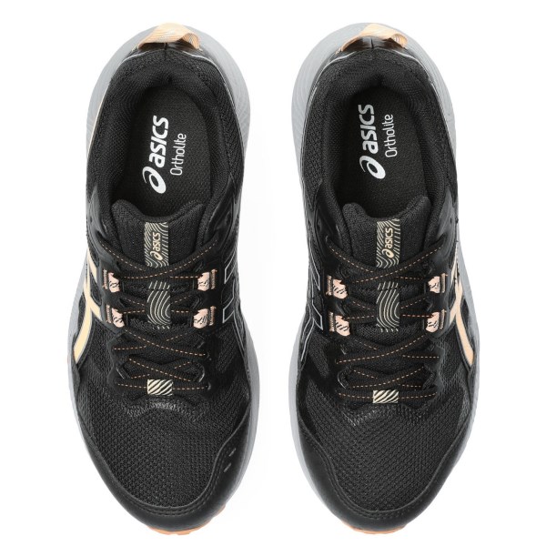 Asics Gel Sonoma 7 - Womens Trail Running Shoes - Black/Apricot Crush