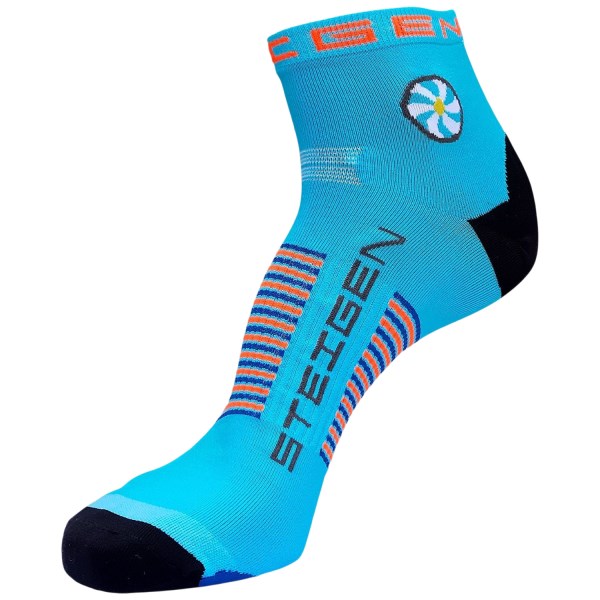 Steigen Quarter Length Running Socks - Blue