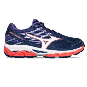 Mizuno Wave Paradox 4 - Womens Running Shoes - Patriot Purple/Coral