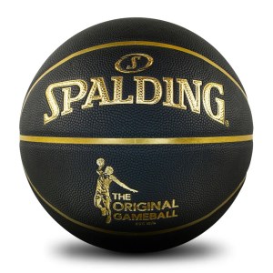 Spalding Original Game Ball Indoor/Outdoor Basketball - Black/Gold