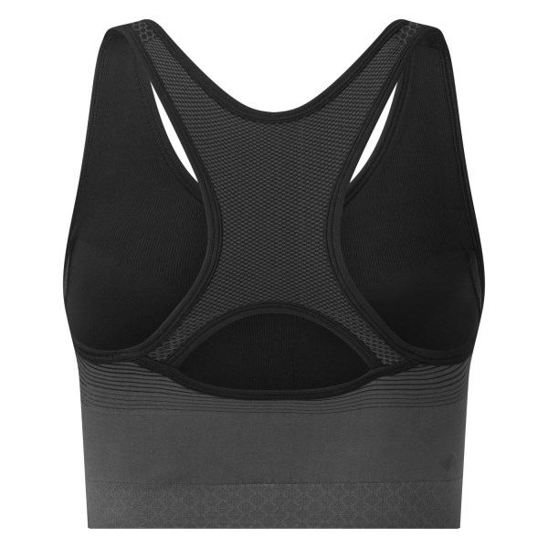 Ronhill Seamless Womens Sports Bra - Black/Carbon