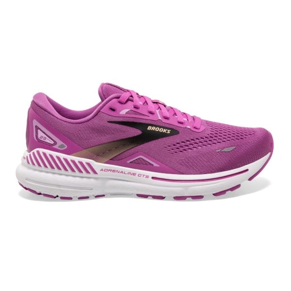 Brooks Adrenaline GTS 23 - Womens Running Shoes - Orchid/Black/Purple