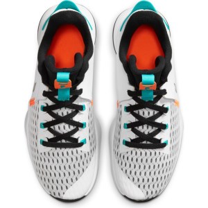 Nike Lebron Witness V - Mens Basketball Shoes - White/Black/Clear Jade/Total Orange