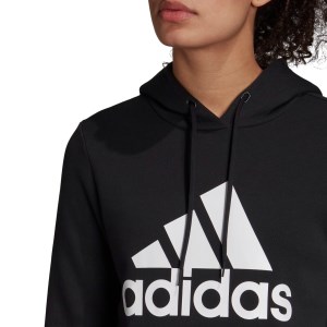 Adidas Badge Of Sport Fleece Pullover Womens Hoodie - Black