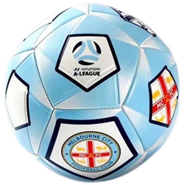 A-League Melbourne City Soccer Ball - Size 3 - Blue/White/Navy