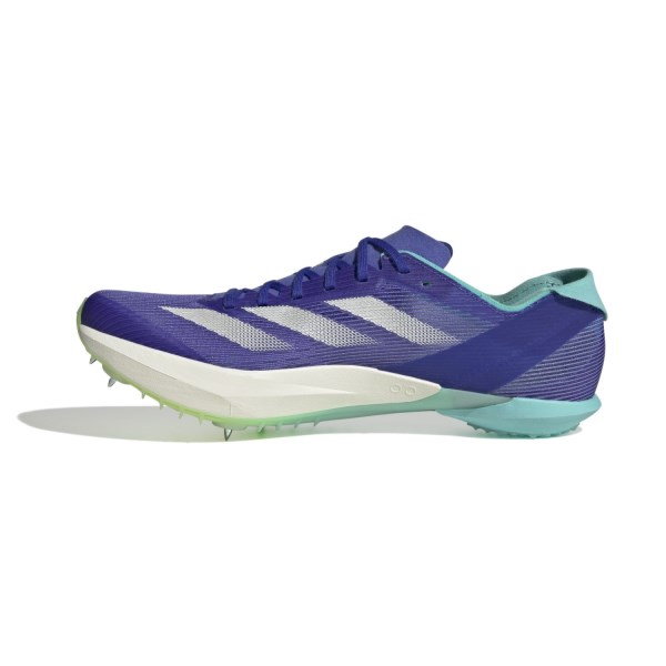 Adidas Adizero Ambition - Unisex Track Running Spikes - Cobalt Blue/Zero Metallic/Lucid Lemon