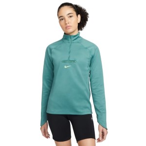 Nike Dri-Fit Element Womens Trail Running Mid Layer - Bicoastal/Ghost Green/Ghost Green