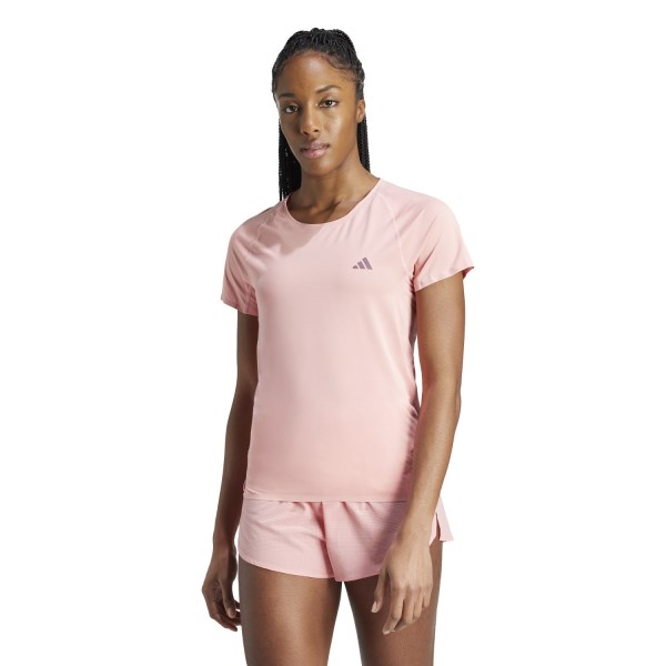 Adidas Adizero Womens Running T-Shirt - Semi Pink Spark