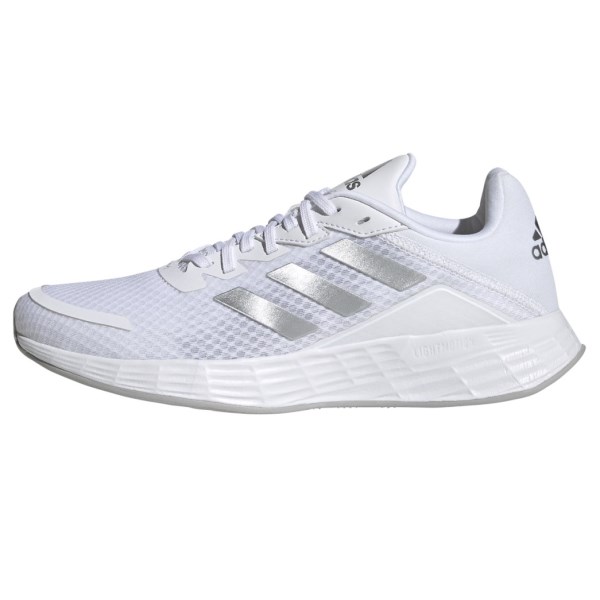Adidas Duramo SL - Womens Running Shoes - White/Matte Silver/Grey Two