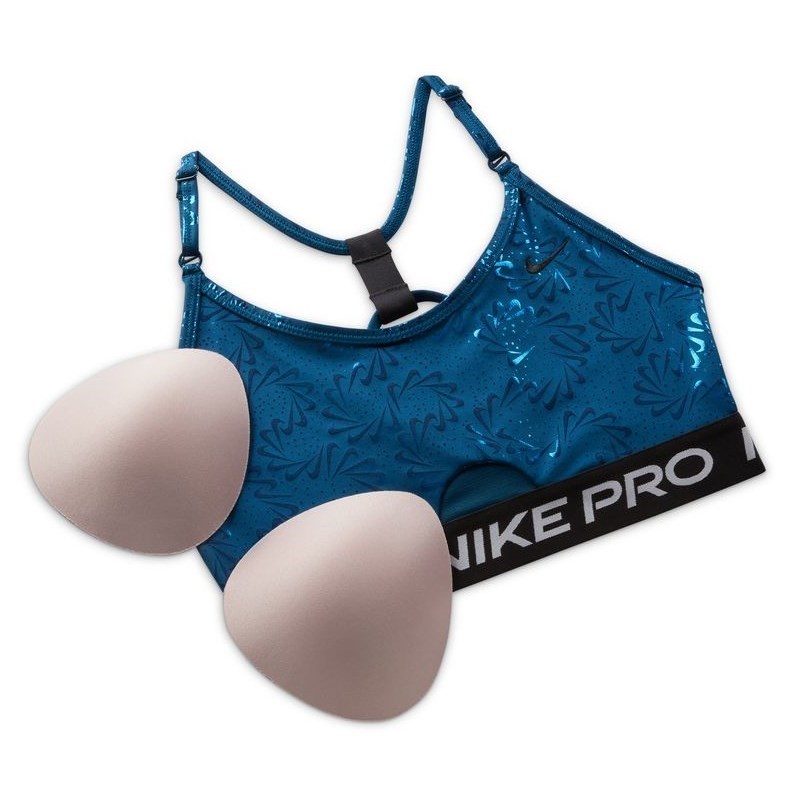 Nike Dri-Fit Pro Indy Strappy Sparkle Womens Sports Bra - Valerian