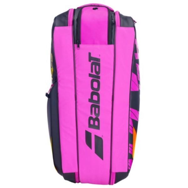 Babolat Pure Aero Rafa 6 Pack Tennis Racquet Bag - Black/Pink/Yellow/Orange