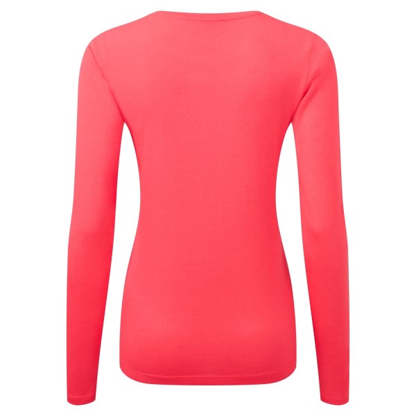 Ronhill Core Womens Long Sleeve Running T-Shirt - Hot Pink/Black