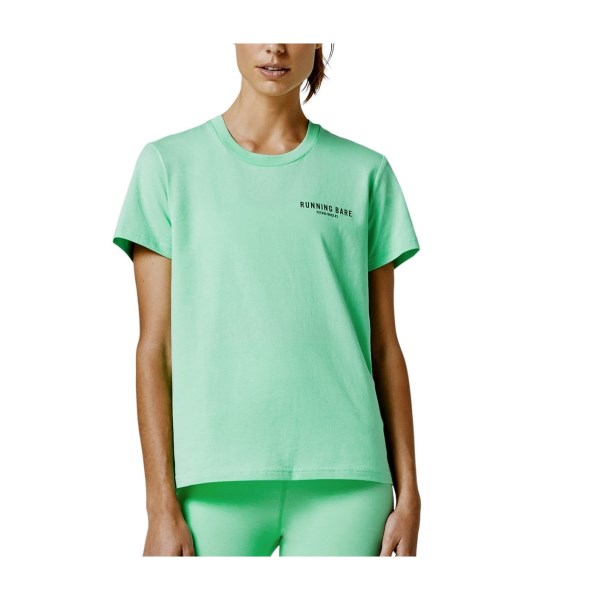 Running Bare Clean Cut Womens T-Shirt - Neo Mint