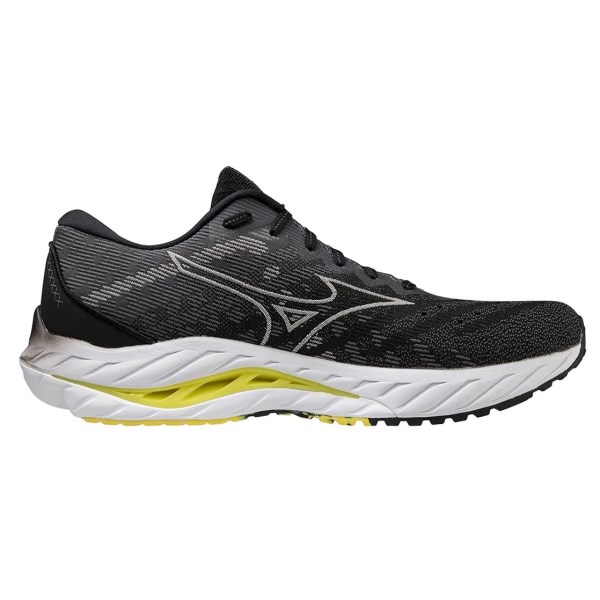 Mizuno Wave Inspire 19 SSW - Mens Running Shoes - Black/Nimbus/Blazing Yellow