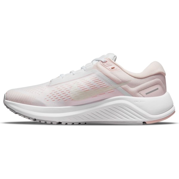 Nike Air Zoom Structure 24 - Womens Running Shoes - White/Barely Green/Light Soft Pink