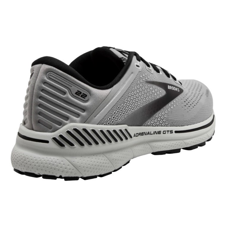 Brooks Adrenaline GTS 22 - Mens Running Shoes - Alloy/Grey/Black ...