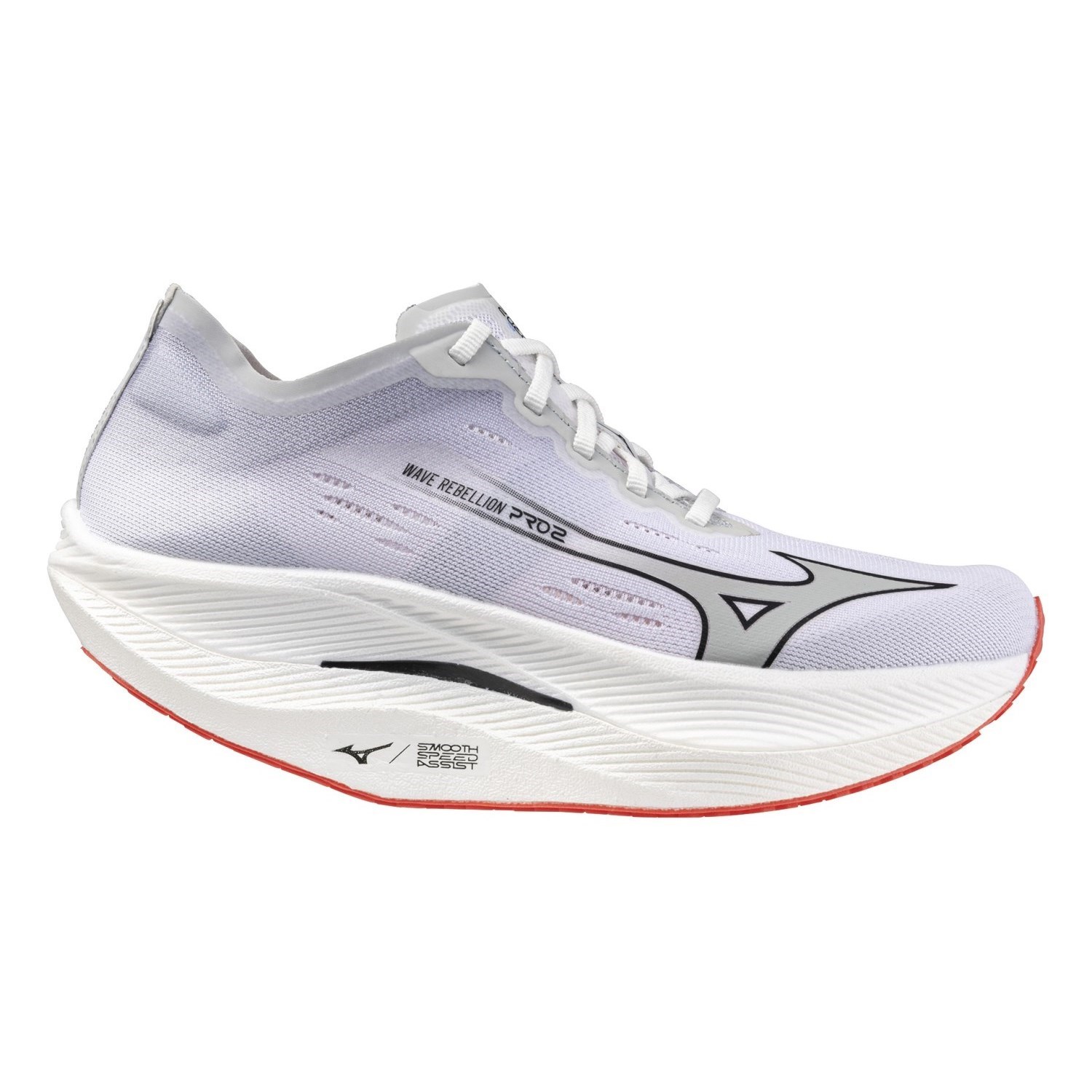 Mizuno Wave Rebellion Pro 2 - Womens Road Racing Shoes - White/Harbor ...