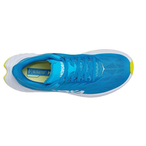 Hoka Carbon X 2 - Womens Running Shoes - Diva Blue/Citrus