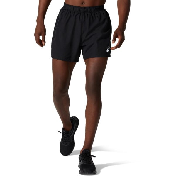 Asics Silver 5 Inch Mens Running Shorts - Performance Black/Graphite ...