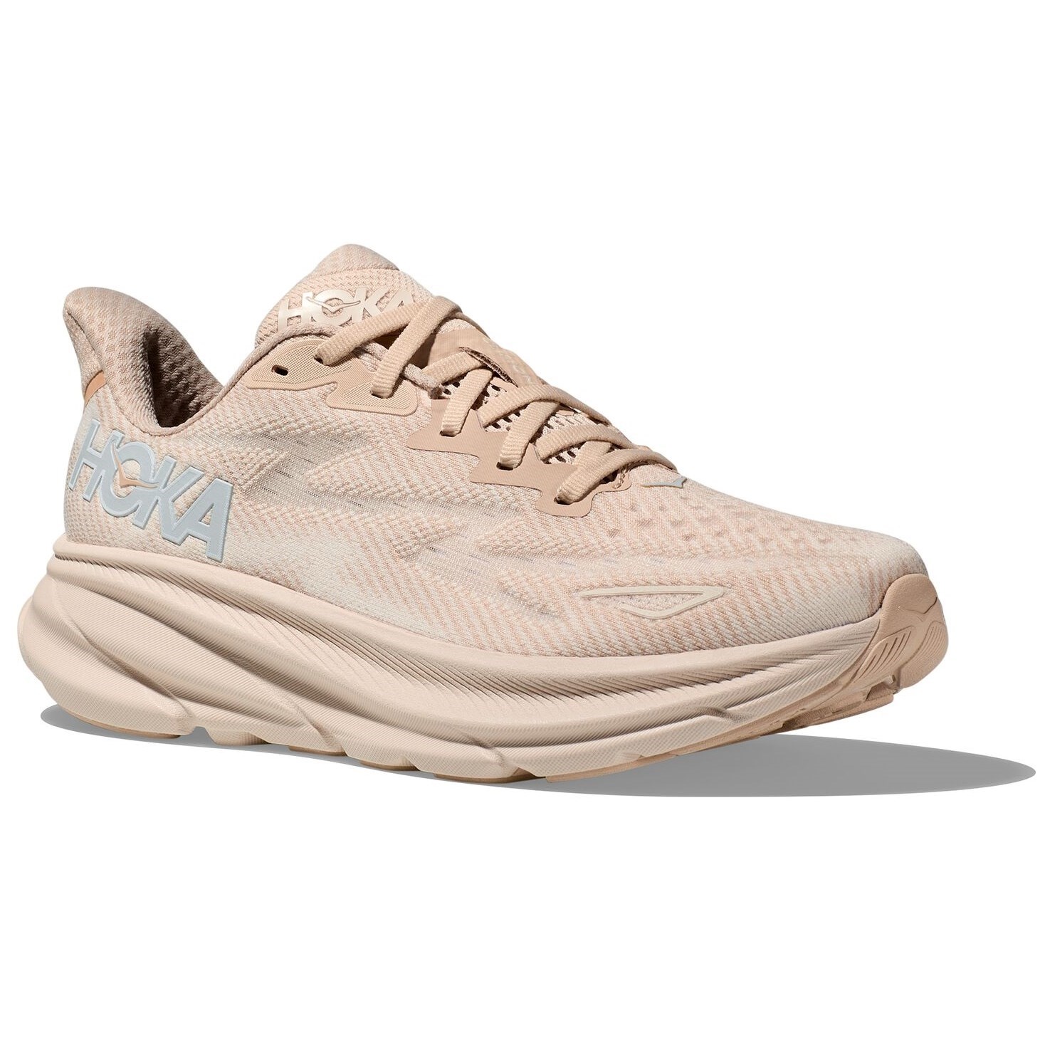 Hoka Clifton 9 - Mens Running Shoes - Shifting Sand/Eggnog | Sportitude