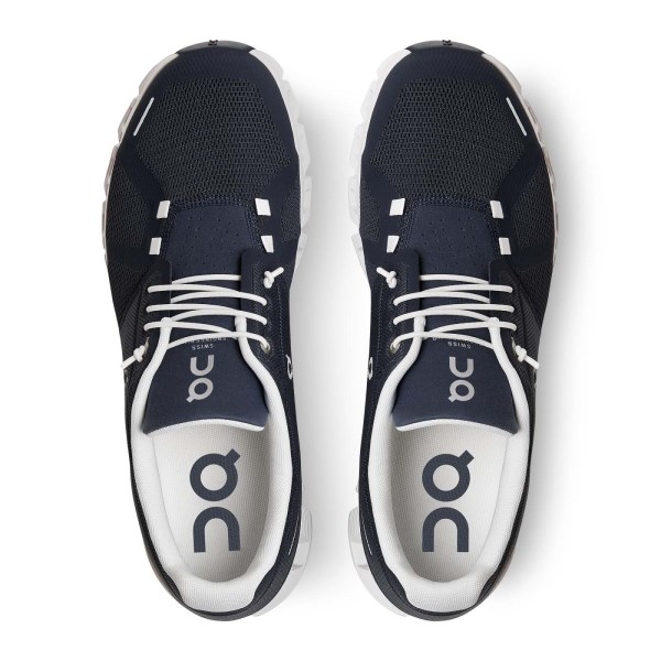On Cloud 5 - Mens Running Shoes - Midnight/White