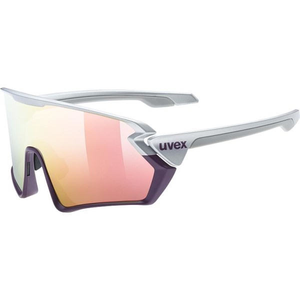 UVEX Sportstyle 231 Multi Sport Sunglasses - Silver/Plum
