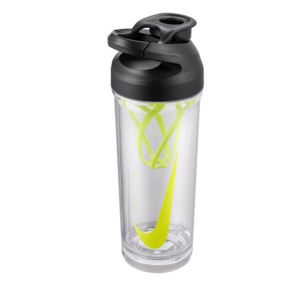 Nike TR Hypercharge Shaker Bottle - 710ml - Clear/Black Volt