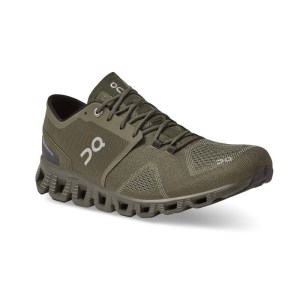 On Cloud X - Mens Running Shoes - Olive/Fir