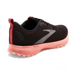 Brooks Revel 4 LE - Womens Running Shoes - Black/Marsala/Lobster