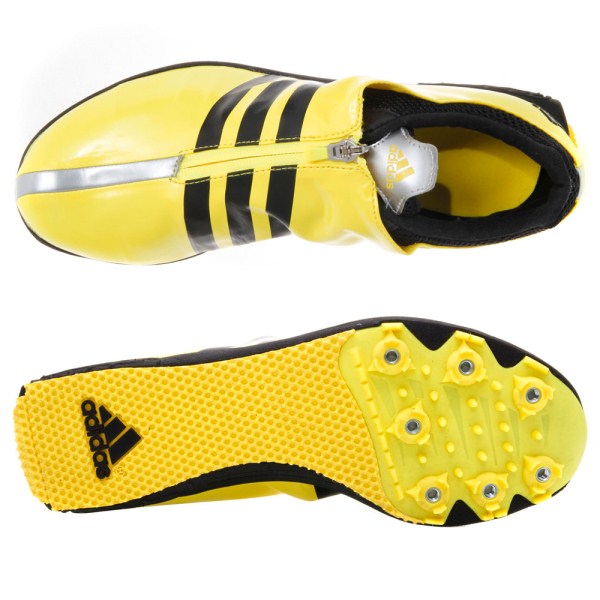Adidas adizero TJ - Mens Track and Field Shoes - Yellow/Black